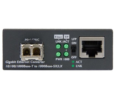 Startech.com Gigabit ethernet glasvezel media converter 850nm MM LC 550m