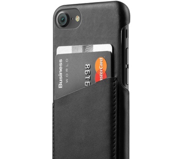 Mujjo Leather Wallet Case for iPhone 7 Black