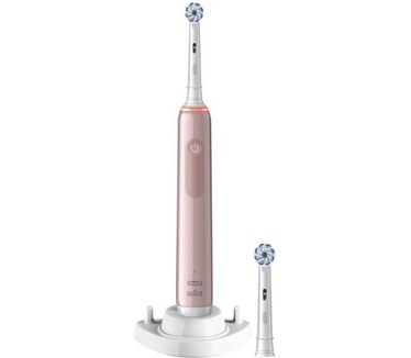Oral-B Oral-B Oral-B Pro 3 3400N -shkhammasharja, vaaleanpunainen