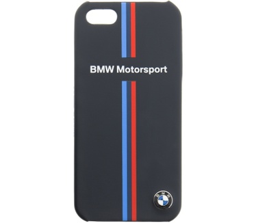 BMW Tricolor Vertical Hard Case voor Apple iPhone 5/5S/SE - Navy