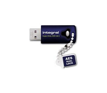 Integral Crypto Dual FIPS 140-2 Encrypted USB 3.0 16GB Zwart