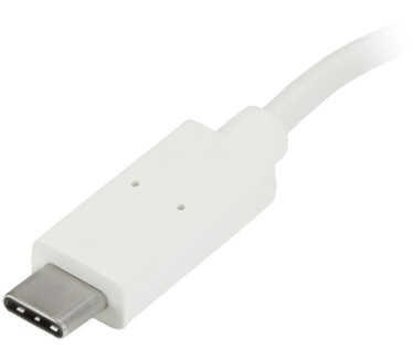 Startech.com 4 poorts USB-C hub USB-C naar 1x USB-C en 3x USB-A USB 3.0 hub wit
