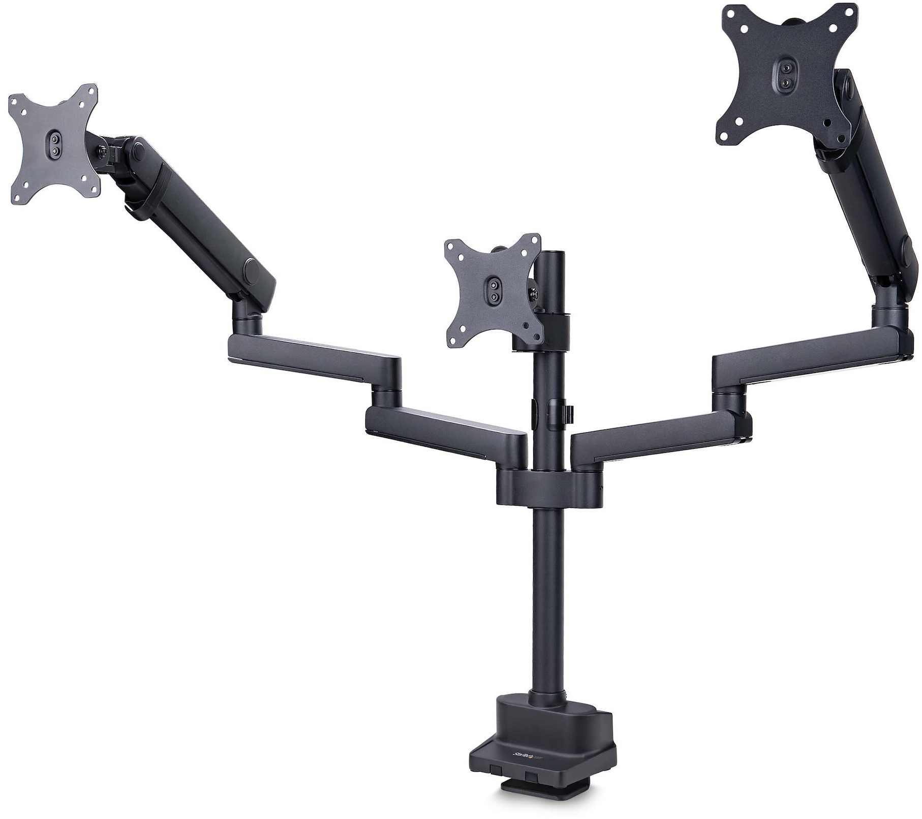 Triple Monitor Arm voor Bureau, Tot Drie 27inch Schermen