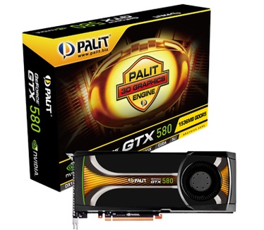 Palit GTX 580 1536MB GDDR5 PCI-E