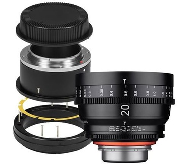 Samyang Optics XEEN 20mm T1.9 (Canon EF) + Mount Kit Sony E