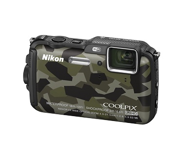 Nikon Coolpix AW120 Camouflage Groen