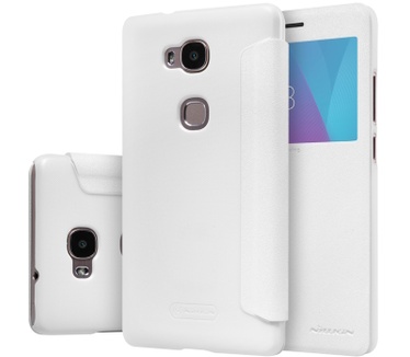 Nillkin New Sparkle S-View Book Case voor Huawei Honor 5X - Wit