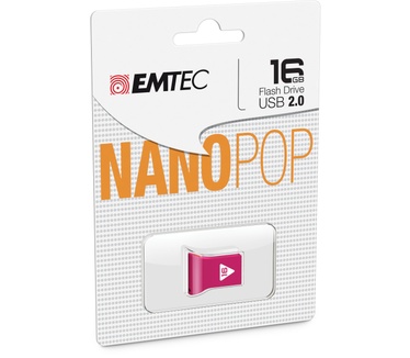 Emtec Nano Pop 16GB Roze