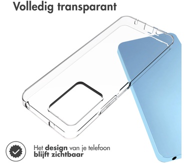 Accezz Clear Backcover Xiaomi Redmi Note 12 (4G) - Transparant
