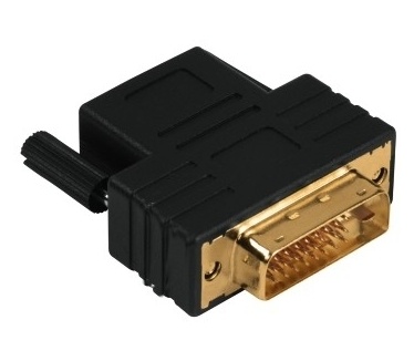 Hama Compact Adapter DVI-D Plug - HDMI Socket