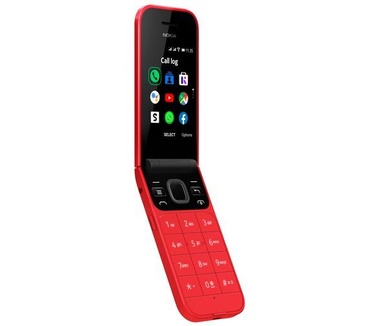Nokia 2720 Flip Clamshell telefoon Rood