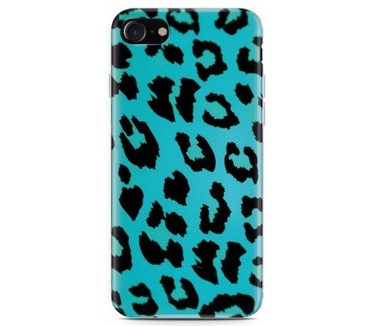 Just in Case iPhone 7 Hoesje Luipaard Groen Zwart
