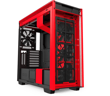 NZXT H710i Zwart/Rood