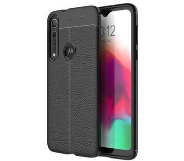 Just in Case Motorola One Macro Back Cover Zwart