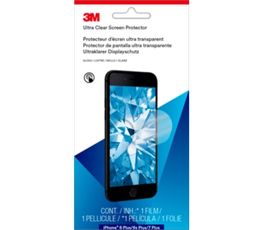 3M Glanzende screenprotector voor Apple® iPhone® 6 Plus/6s Plus/7 Plus