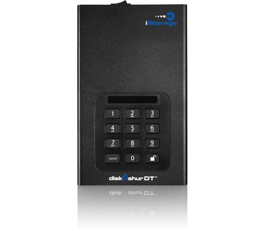 iStorage diskAshur DT HDD USB3.0 6TB Zwart
