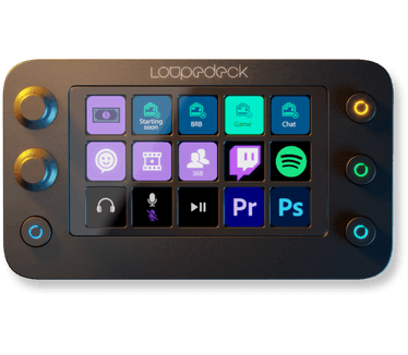 Loupedeck LIVE S - Controller für Grafik-/Videobearbeitung