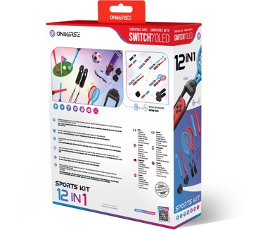 Oniverse Pack de 12 accessoires pour Nintendo Switch