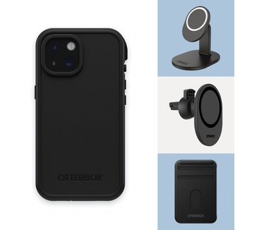 Otterbox Frē Series voor iPhone 15, Black (iPhone 15) Zwart