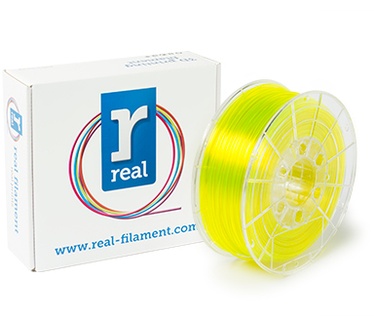 REAL filament geel transparant 2,85 mm PETG 1 kg