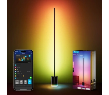Govee RGBICWW Floor Lamp 2 | Wi-Fi + Bluetooth, Matter | Zwart