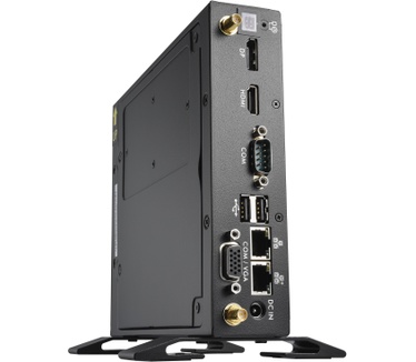 Shuttle XPC slim XPC slim Barebone DS50U7, i7-1355U, 2x LAN (1x 2.5Gbit ,1x 1Gbit), 1xCOM,1xHDMI,1xDP, 1x VGA, ventilatorloos , 24/7 permanent gebruik. Type behuizing: 1,3L maat pc, Type product: Mini PC barebone. BIOS type: UEFI AMI. Ondersteunde geheuge