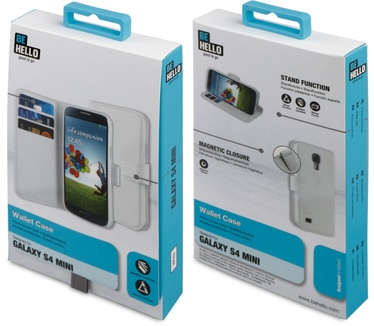 BeHello Samsung Galaxy S4 Mini Wallet Case White