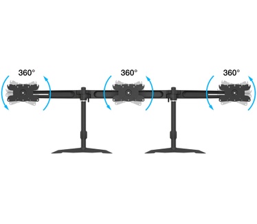 Multibrackets M VESA Desktopmount Triple Stand 24''-32''