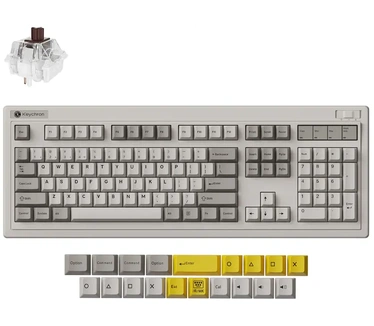 Keychron R6 QMK Wireless Mechanical Keyboard Super Brown Switch