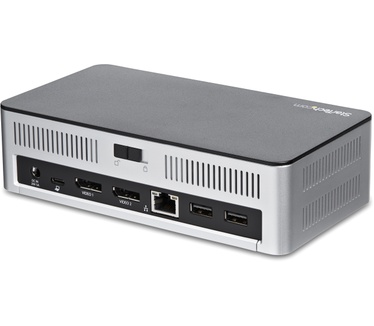 Startech.com Dual-monitor USB-C docking station voor Windows met 2.5? SATA SSD/HDD Bay