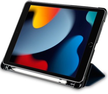 Otterbox OtterBox React Folio-hoes voor iPad 8th/9th gen, schokbestendig, valbestendig, ultradun, beschermende folio-hoes, getest volgens militaire standaard, Blauw, Geen retailverpakking