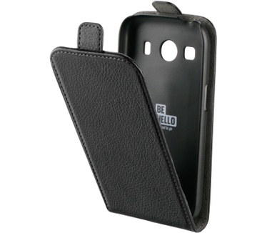 BeHello Samsung Galaxy Ace 4 Flip Case Black