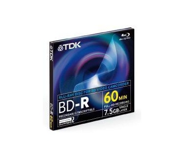 TDK BD-R 7.5GB 4x, 1 Stuk Jewelcase
