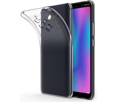 qMust Nokia 9 PureView Flexibel Hoesje Transparant