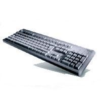 Clavier Vintage Fujitsu KBPC CX Avec Lecteur De Cartes - Allemagne, QWERTY Italien, Filaire USB