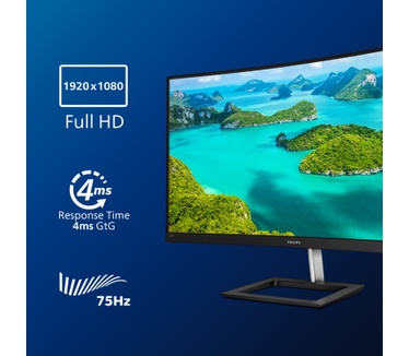 Philips E-line 322E1C Zwart