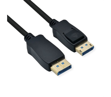 Roline DisplayPort-kabel, v2.0, DP M - M, zwart, 2 m