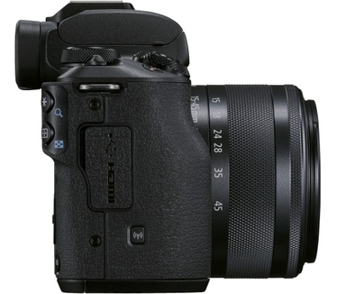 Canon EOS M50 Mark II + M15-45 S Starterskit Zwart