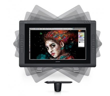 Wacom Cintiq 22HD touch Zwart