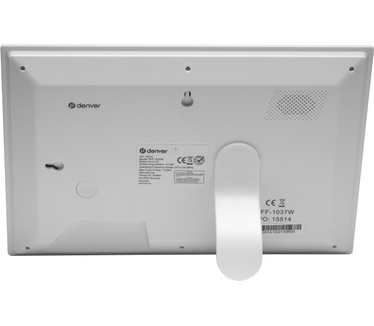Denver PFF-1037 white Digitale WiFi-fotolijst 25.7 cm 10.1 inch Energielabel: B (A - G) 1280 x 800 Pixel 16 GB Wit