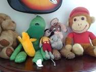 Samplefoto's budget-Androids knuffels