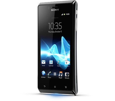 Sony Xperia J Zwart