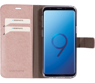 Mobiparts Saffiano Wallet Case Samsung Galaxy S9 Pink