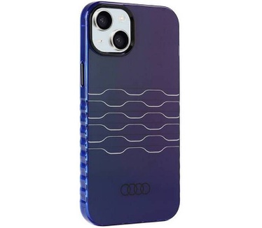 Audi IML Grille Back Case - Apple iPhone 15 Plus (6.7") - Blauw Blauw
