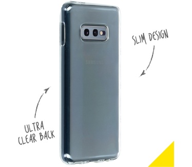 Accezz Clear Backcover Samsung Galaxy S10e (Galaxy S10e) Transparant