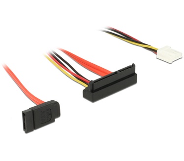 Delock 0.3m, SATAIII 7p + Floppy 4p/SATAIII 22p