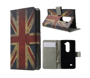 qMust LG Leon (4G) wallet case - hoesje met stand - UK