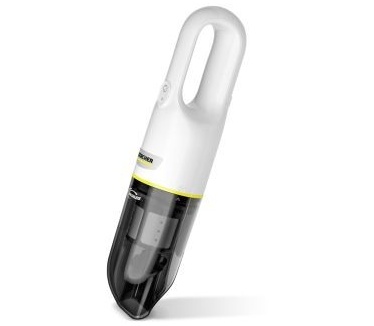Kärcher Accu-Handstofzuiger CVH 2, compacte en lichte kruimelzuiger voor snel gebruik, stofreservoir: 0,15 l, gewicht: 0,65 kg, incl. 7.2 V oplaadbare accu, USB oplader, 2-in-1 spleetmondstuk