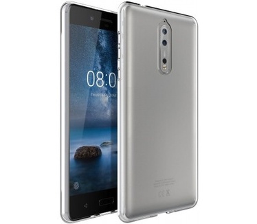 qMust Nokia 8 Soft TPU case - Clear