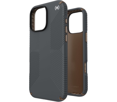 Speck Presidio2 Grip Apple iPhone 16 Pro Max Charcoal Grey - with Microban